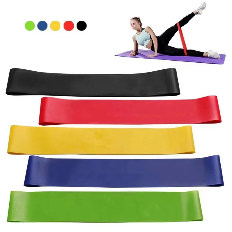 Crossfit Workout With Equipment - Trainings-Fitness-Gummiband, Widerstandsbänder für Yoga, Heimtraining, Elastische