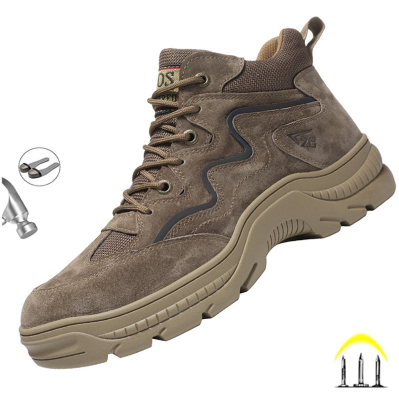 Crossfit Male - Reflektierende Streifen Design Sicherheit Arbeit Schuhe