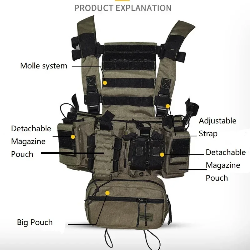 D3CR Brust Rig Weste Multicam  – Crossfit Gear Men Bewertung und Preis